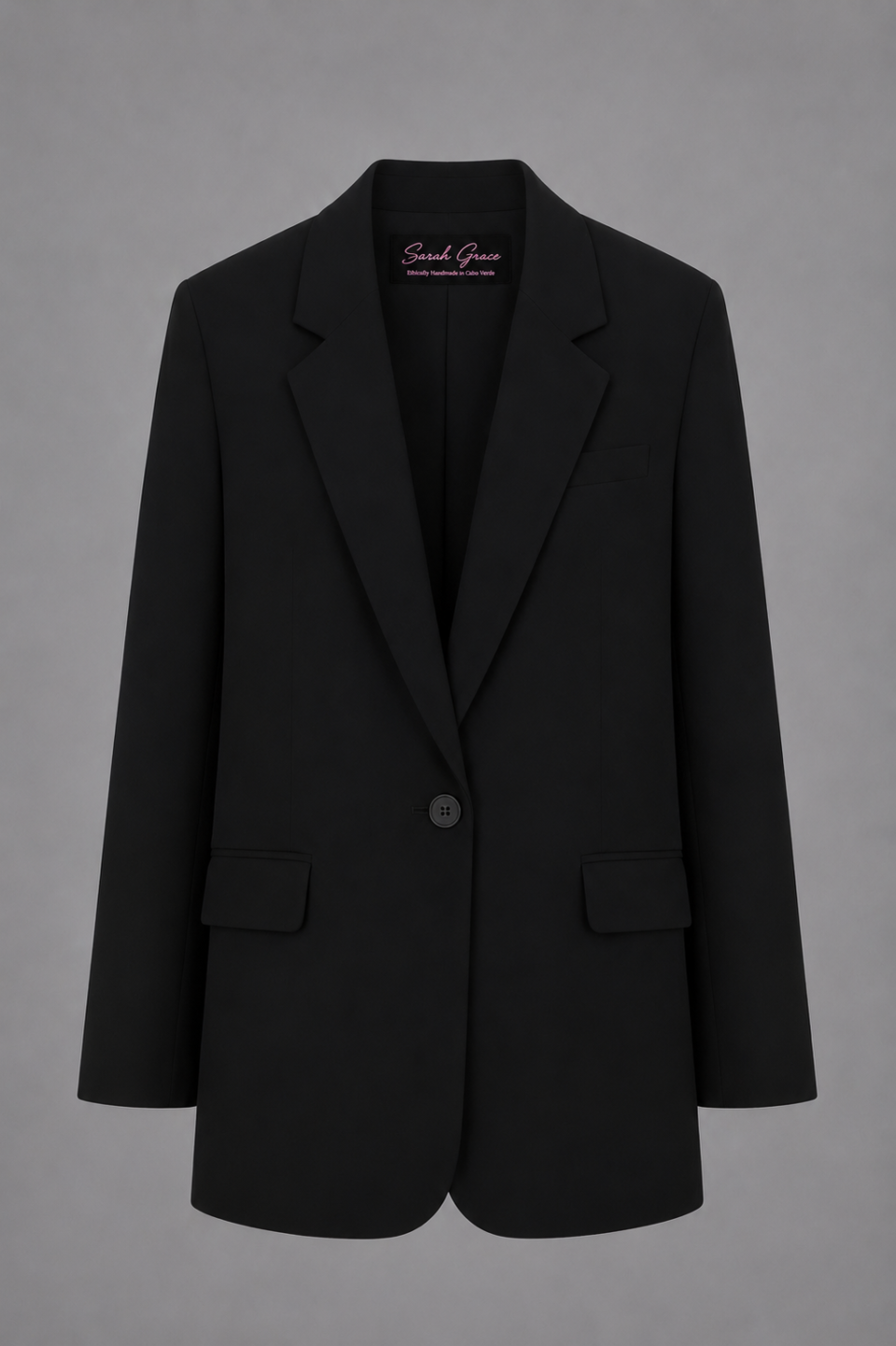 MONACO OVERSIZED BLAZER-BLACK