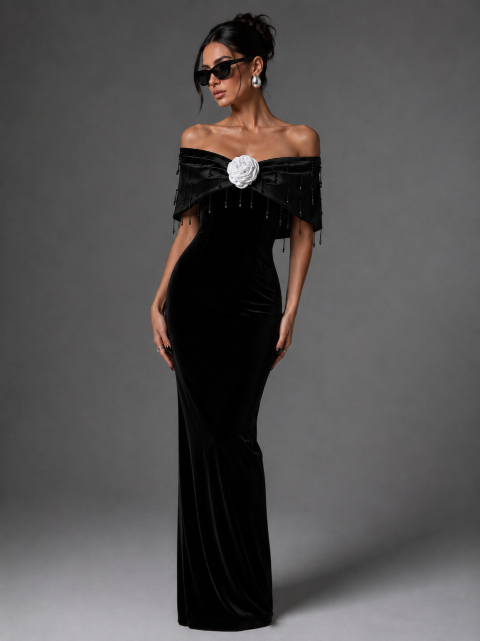 NOIR ROSE DRESS